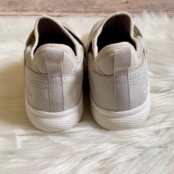 Timberland White-Cream Boltero Slip On Trainers - Picture 6 of 7